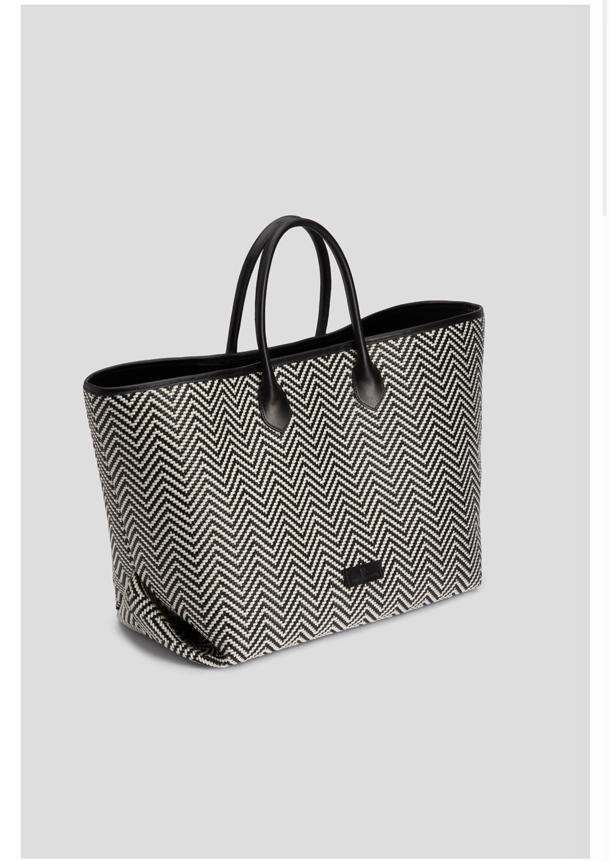 Black White Beach Bag