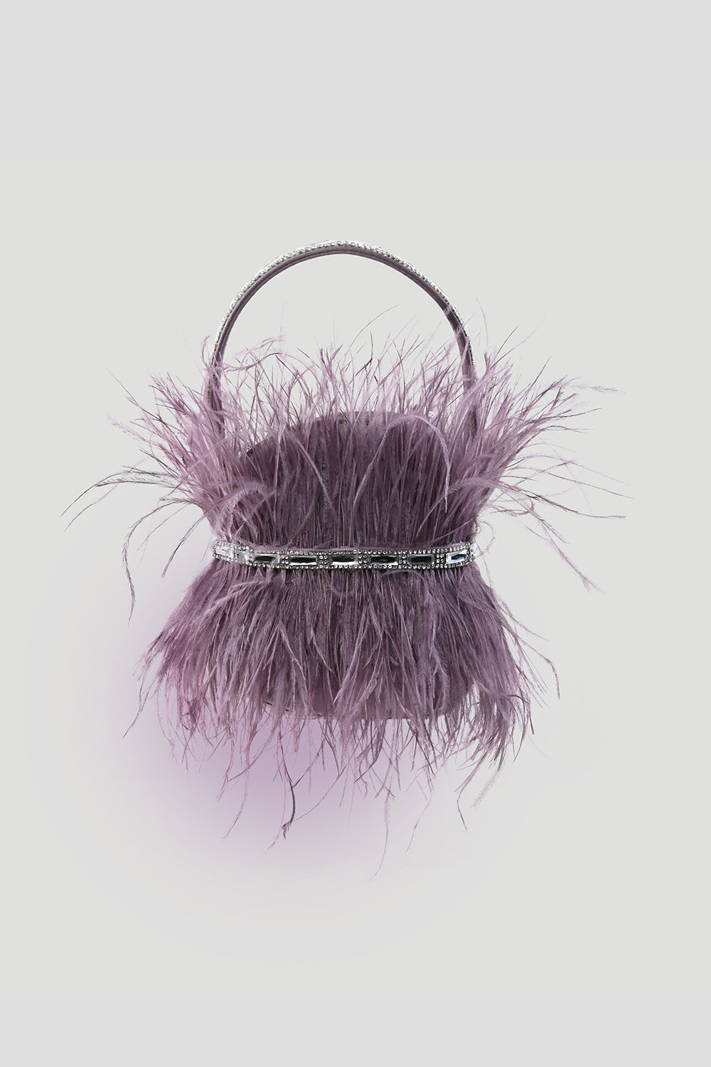 Purple Feather Bag Monaco