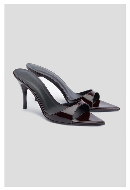 Burgundy Mules